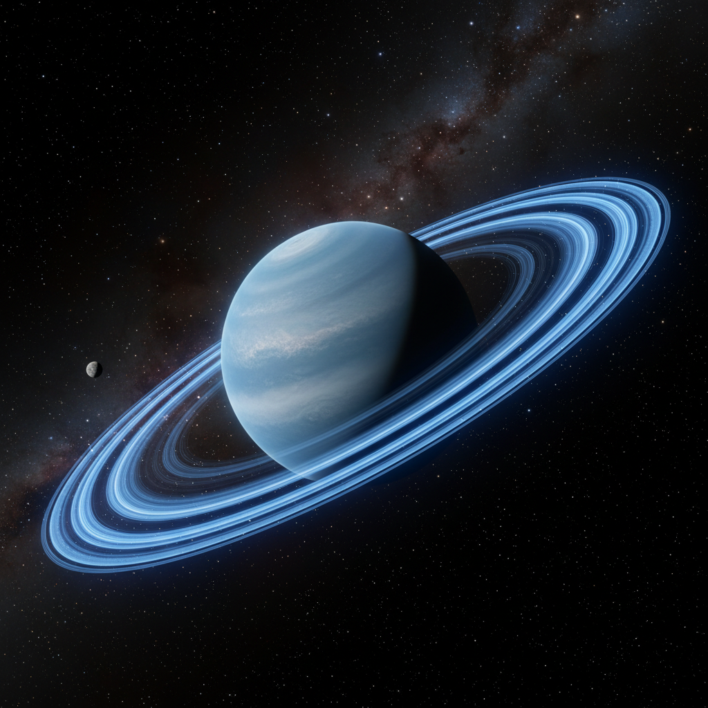 Astronomers Use Webb to Spot Faint Uranus Satellite