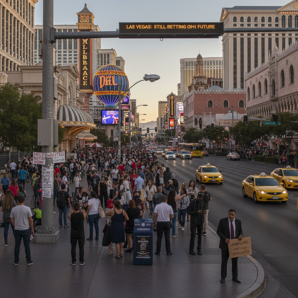 Las Vegas monitors market volatility triggered by Trump’s trade policies.