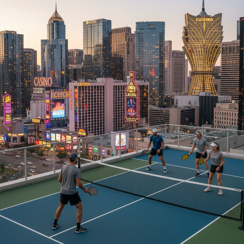 Vegas’s Sports Surge: Pickleball, Tech & Betting Boom