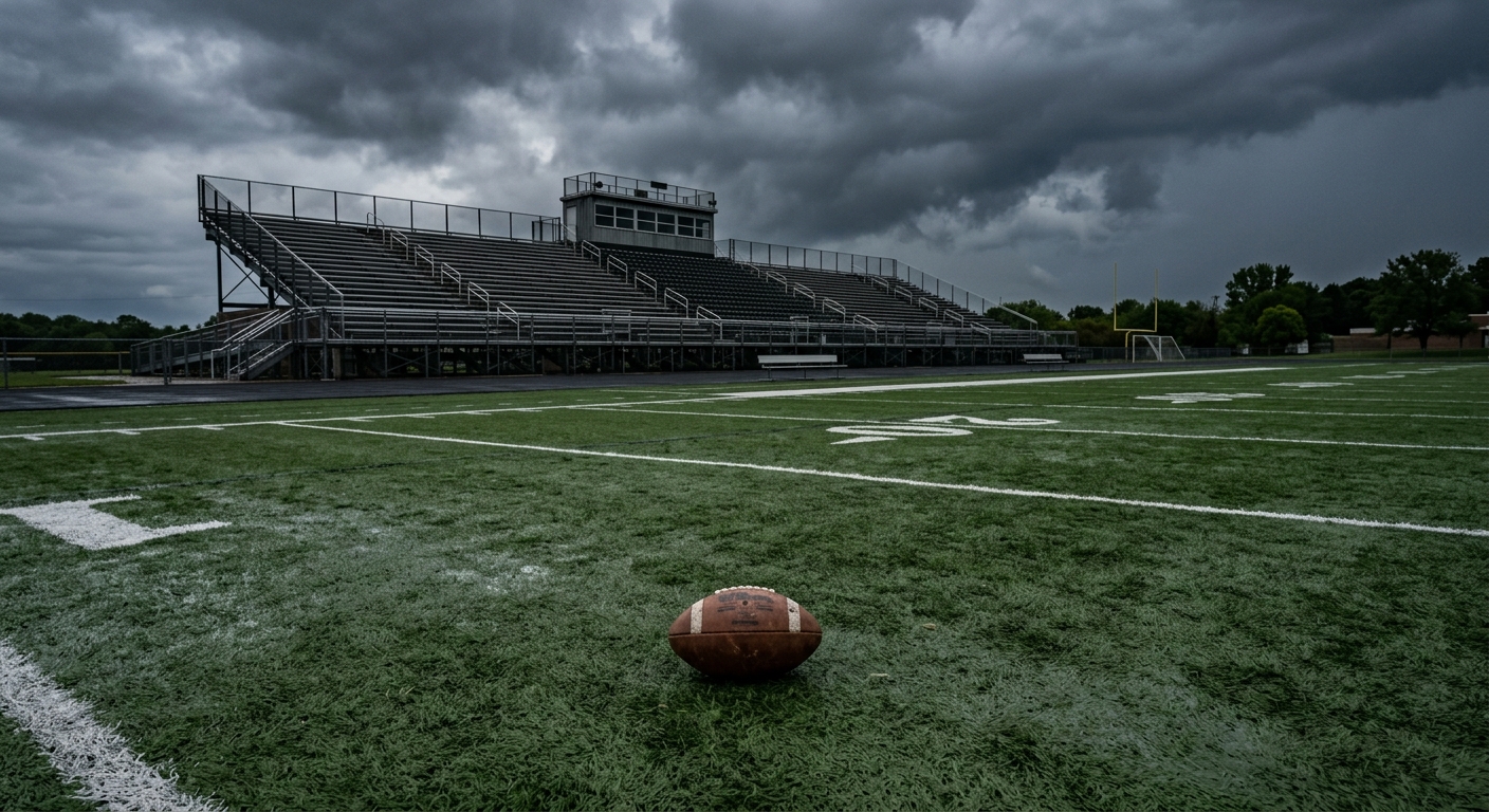 Lightning Delays Bishop Gorman Football Game Against Columbus in Fort Lauderdale