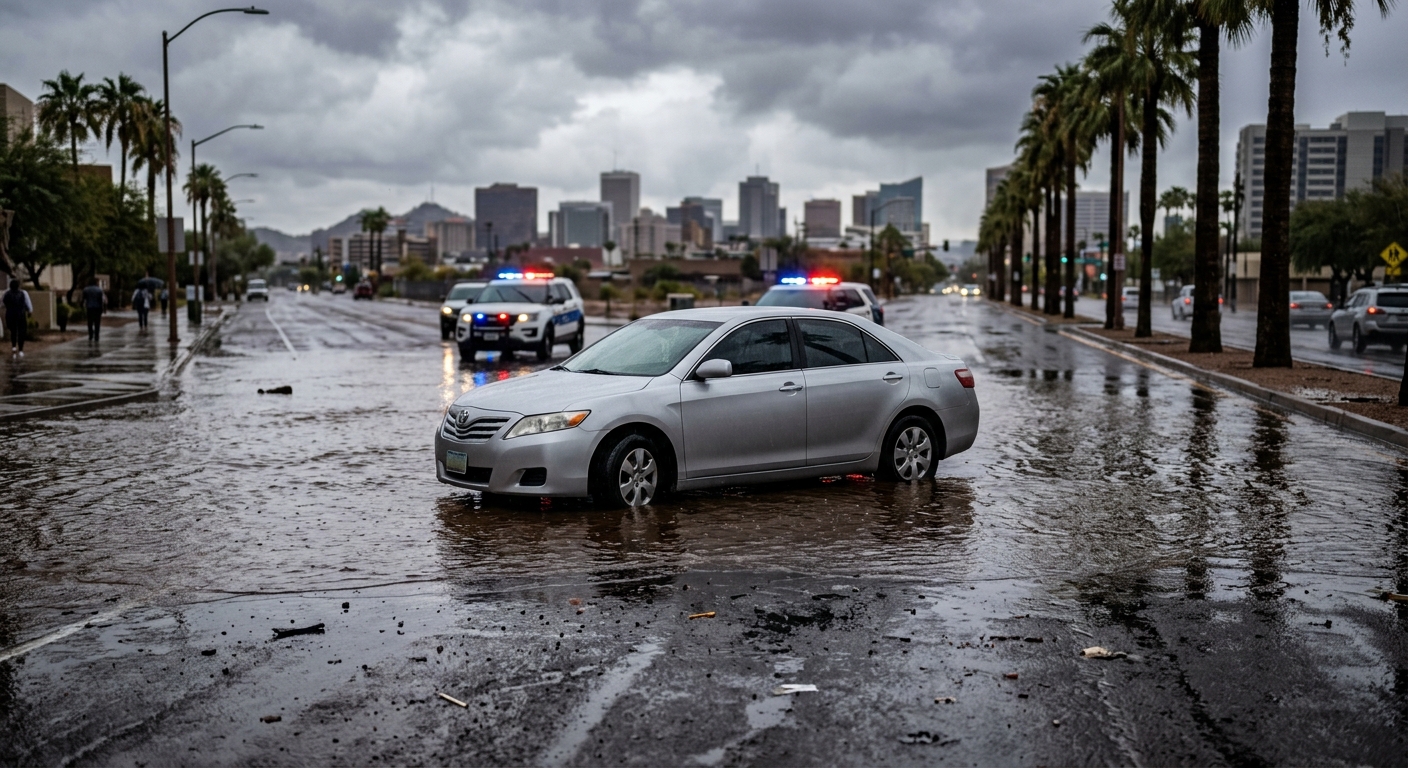Wet Roads Trigger Multiple Vehicle Crashes and Traffic Incidents Across Las Vegas Valley